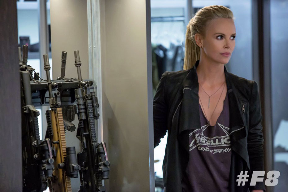 Charlize Theron in The Fate of the Furious